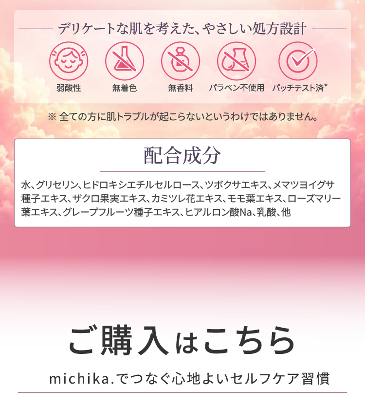 製品の特徴・配合成分・ご購入のご案内